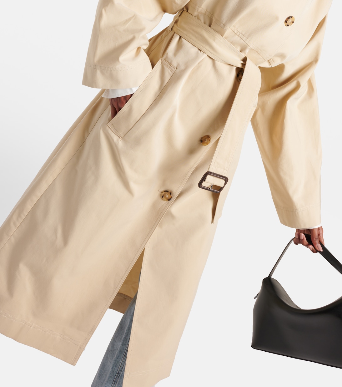 Trench in cotone e seta | Toteme