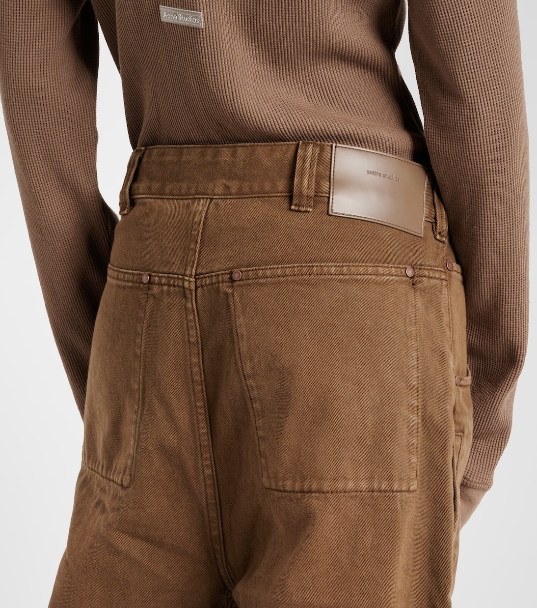 Jeans anchos Gem de tiro medio | Entire Studios