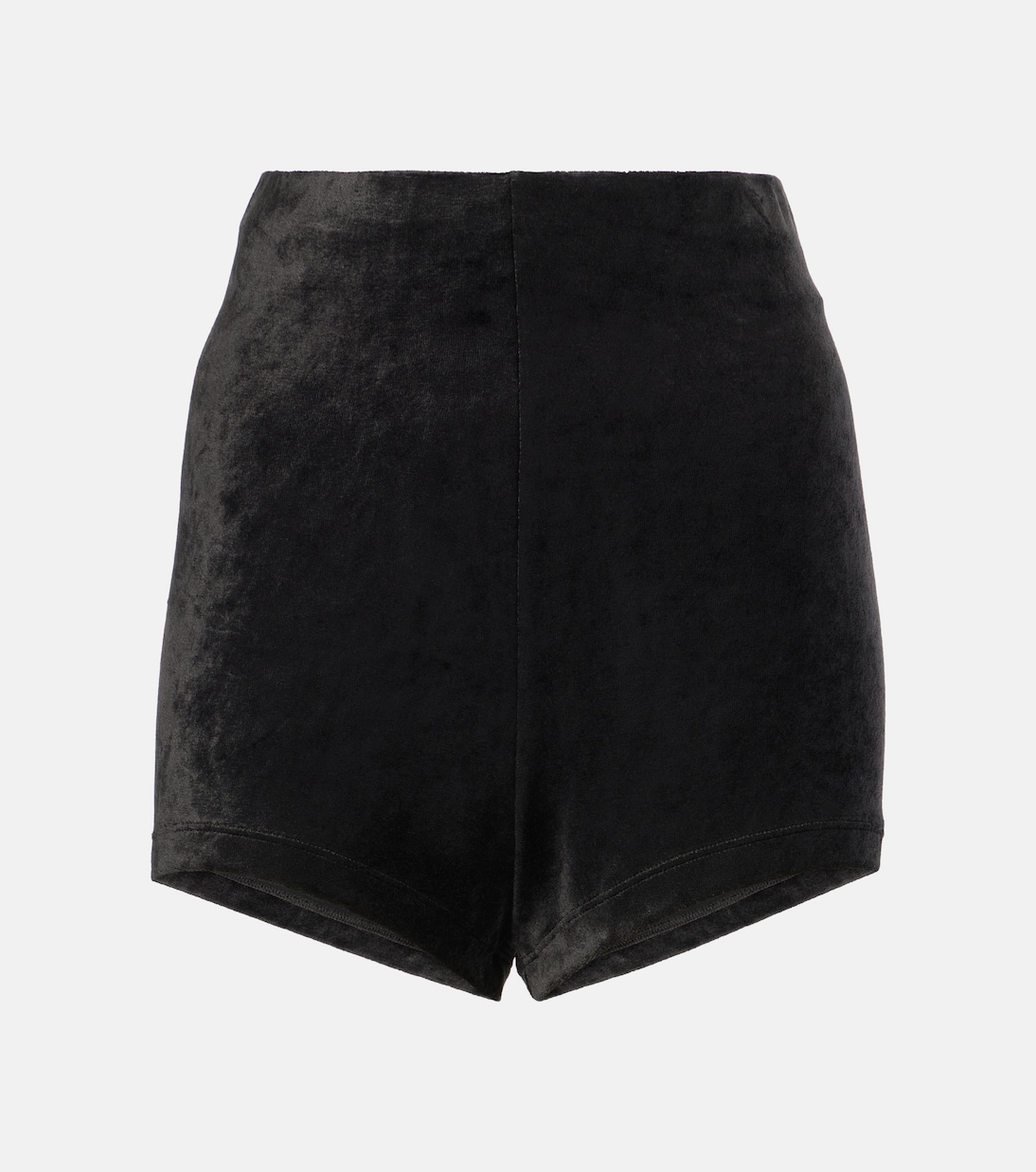 High-Rise Shorts Dirt aus Samt | Rick Owens