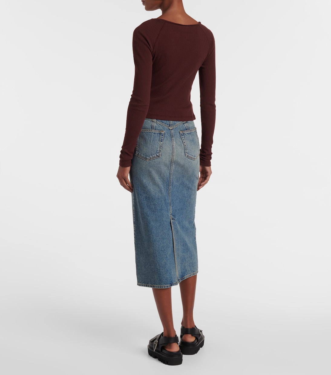 Top in jersey di cotone con catena | McQueen
