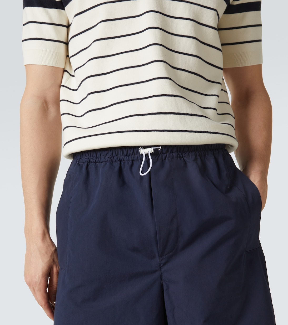 Shorts in popeline di cotone | Gucci