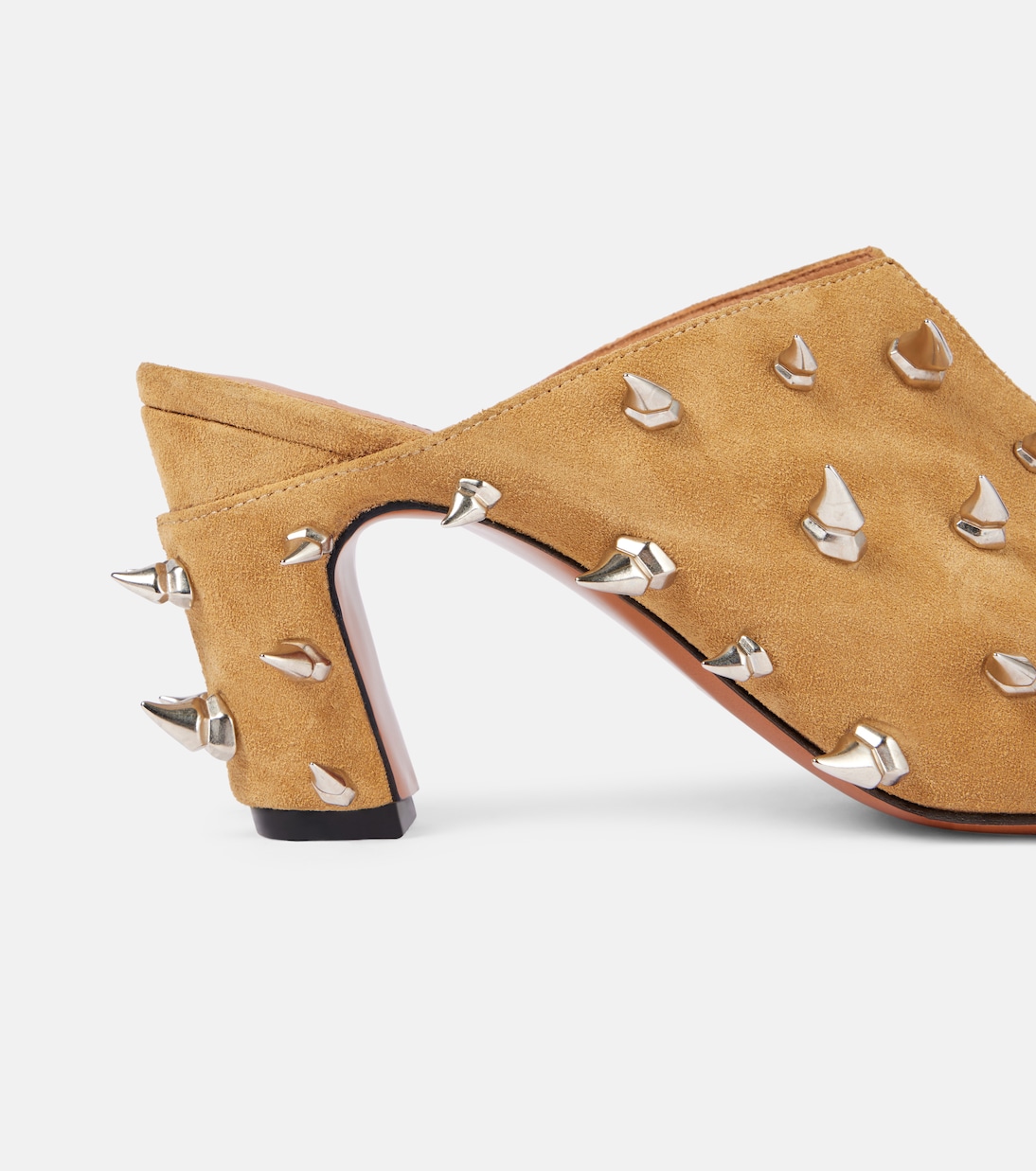 Mules in suede con borchie | McQueen