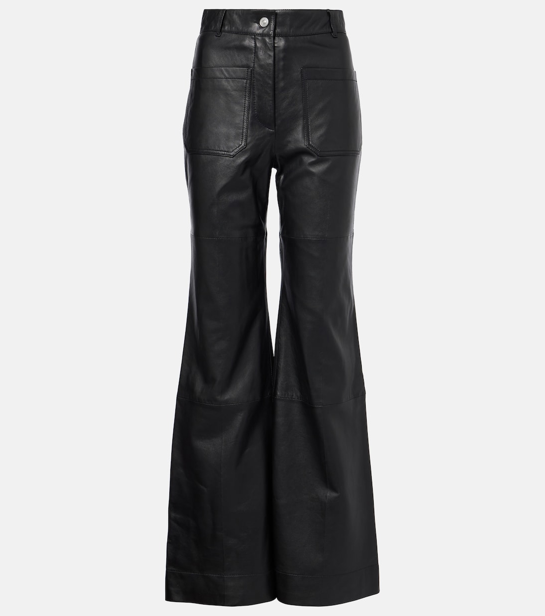 Pantalon bootcut en cuir Alina | Victoria Beckham