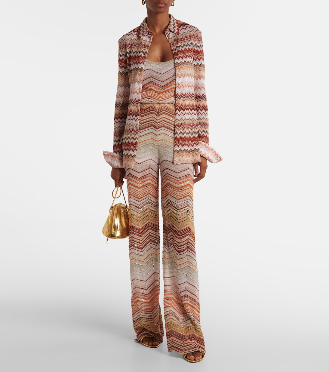 Tank top con lamé a zig-zag | Missoni