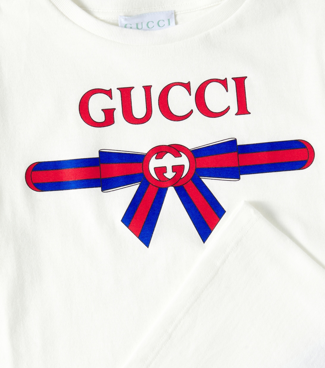 Camiseta de jersey de algodón con logo | Gucci Kids