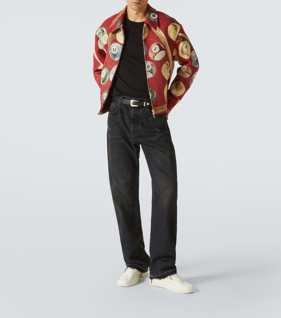 Pacific leather sneakers | Amiri