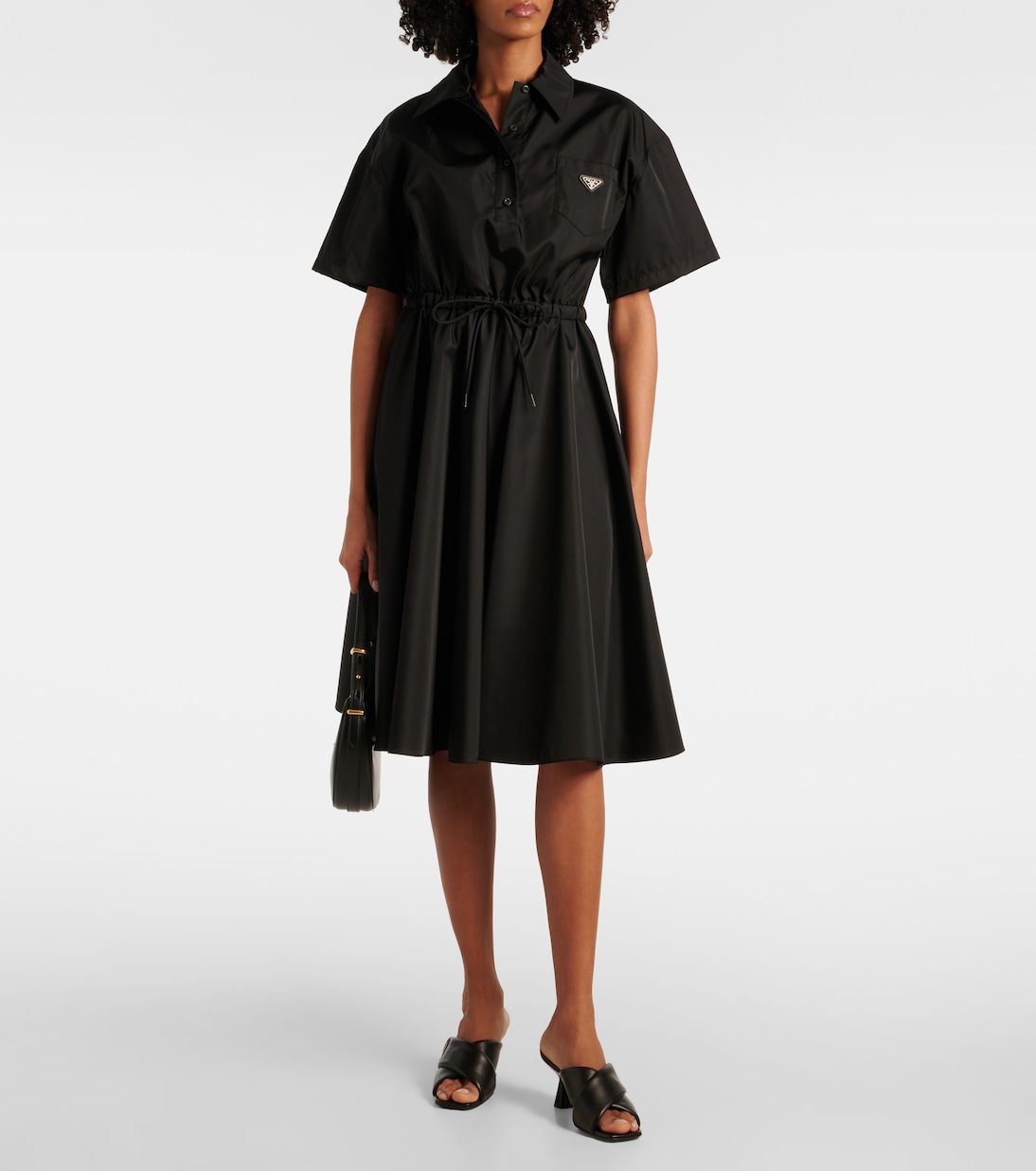 PRADA Muli in Pelle Intrecciata 65 - Stile Giovane e Moderno