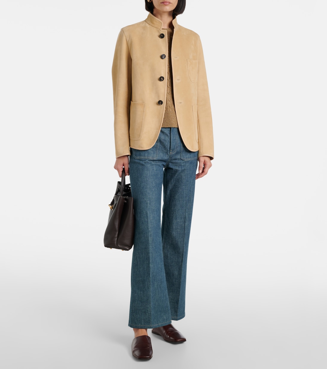 Giacca Spagna Mini in suede | Loro Piana