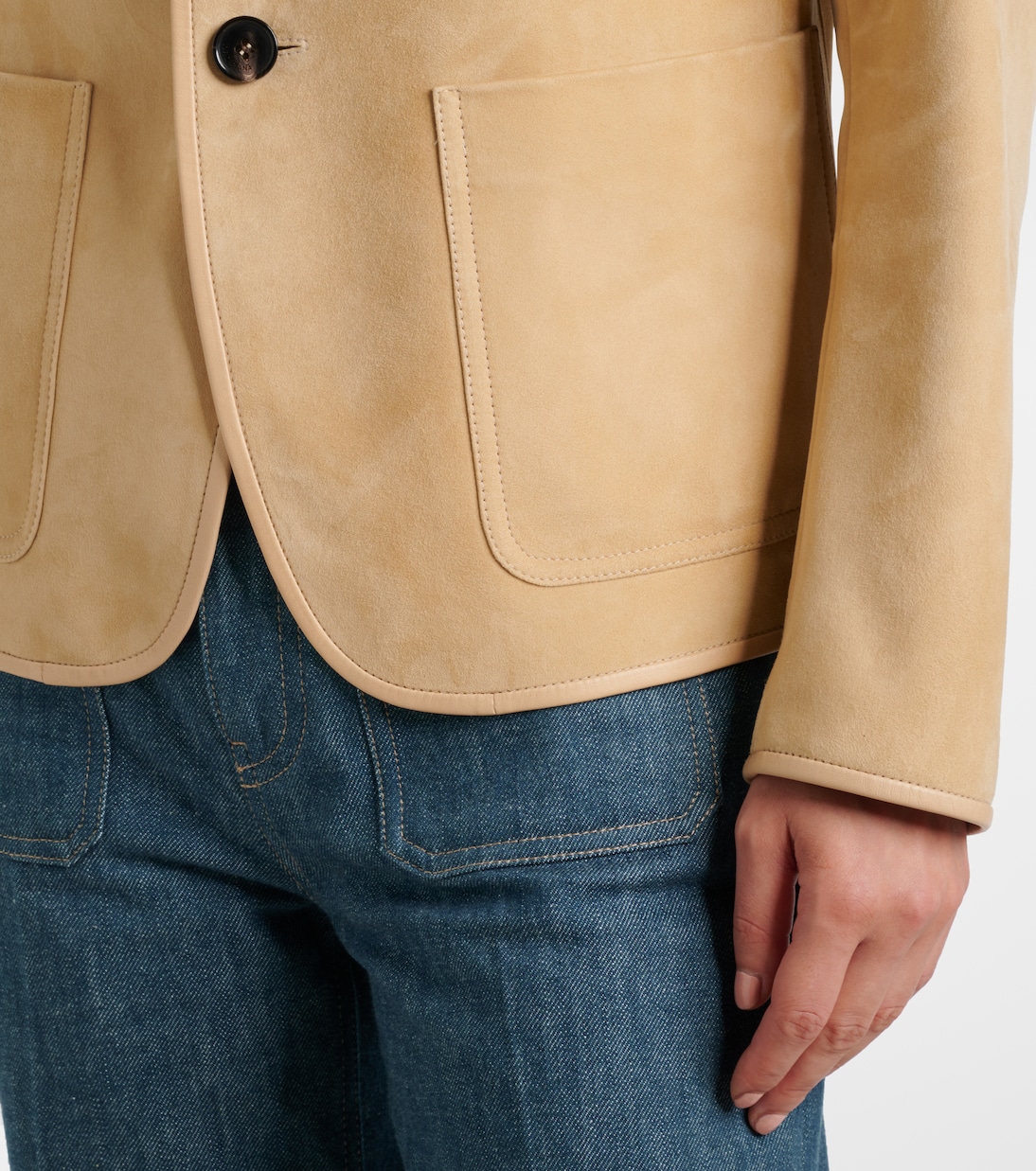 Giacca Spagna Mini in suede | Loro Piana