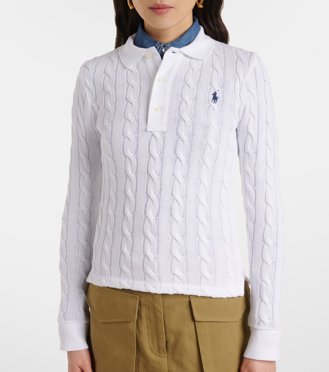 Polo in cotone a trecce | Polo Ralph Lauren
