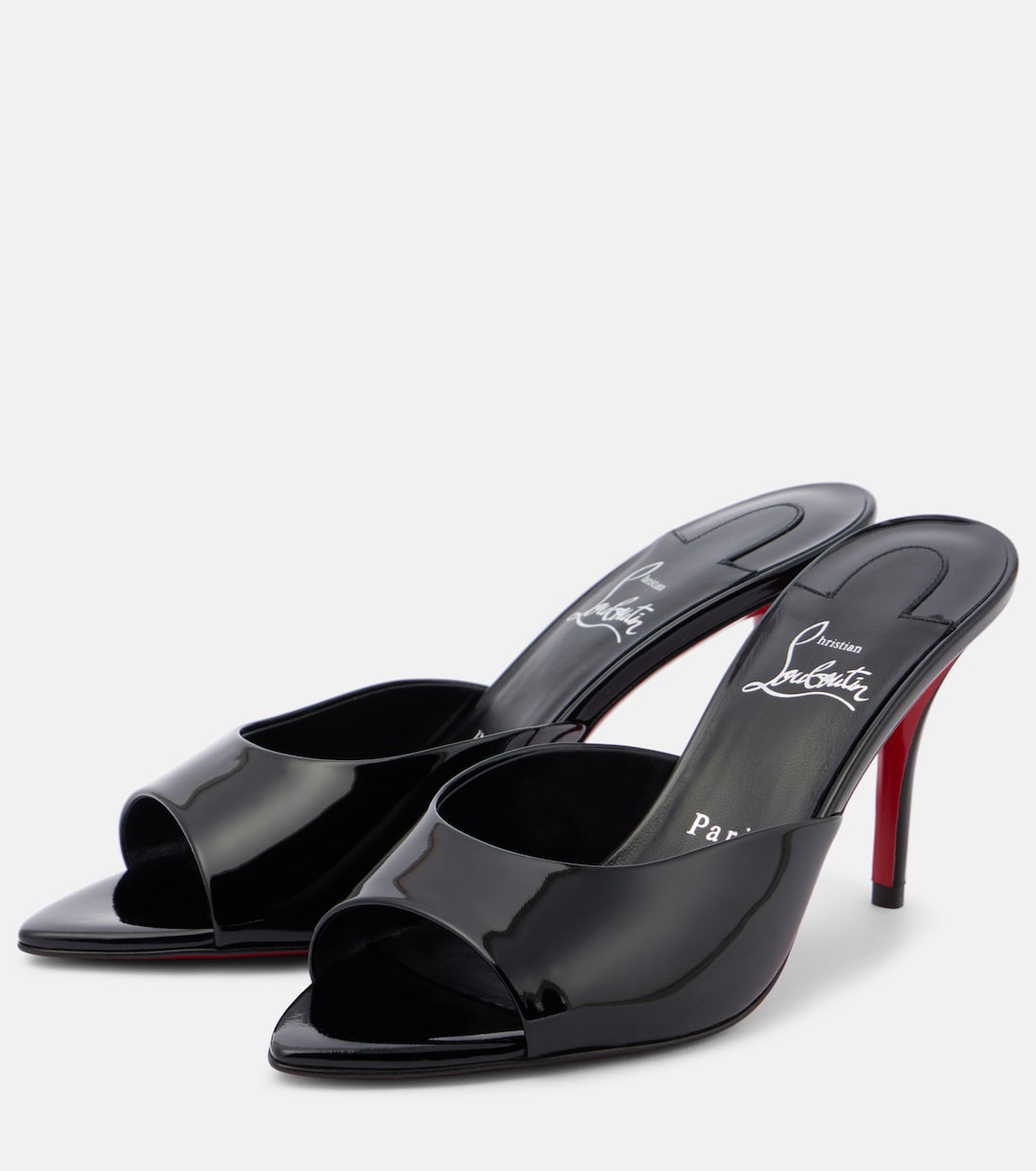 Mules Miss Z 80 in vernice | Christian Louboutin