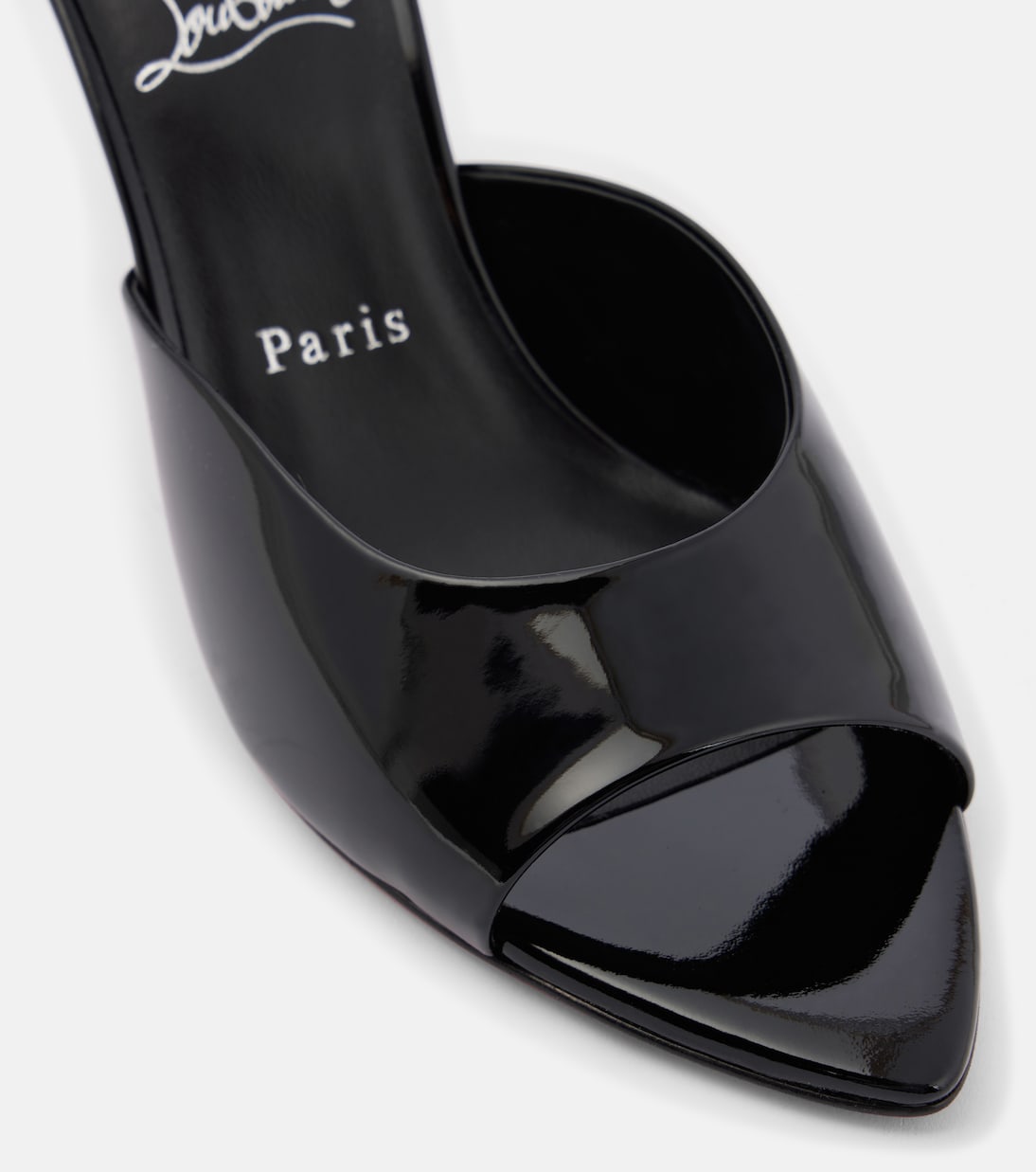 Mules Miss Z 80 in vernice | Christian Louboutin