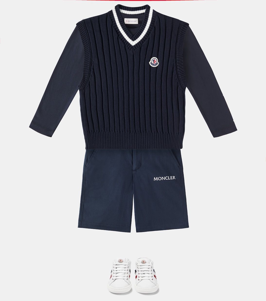 Pullunder aus Baumwolle | Moncler Enfant