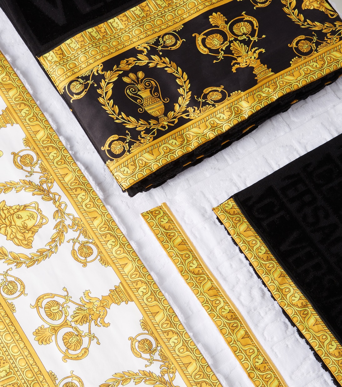 Versace Allover set of 5 terry towels | Versace Home