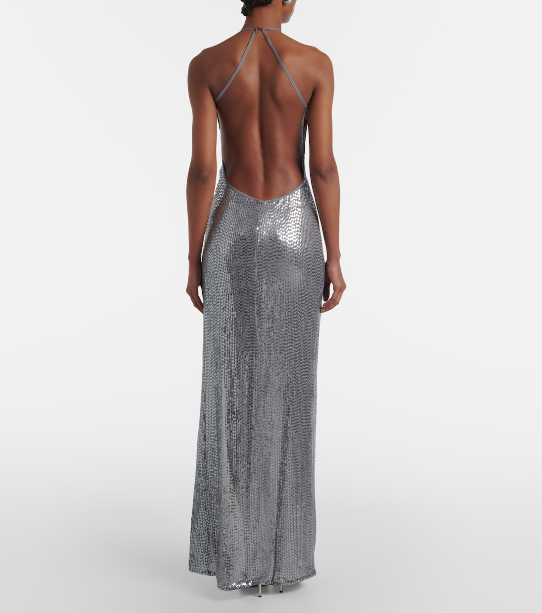 Aether sequined halterneck gown | The New Arrivals Ilkyaz Ozel