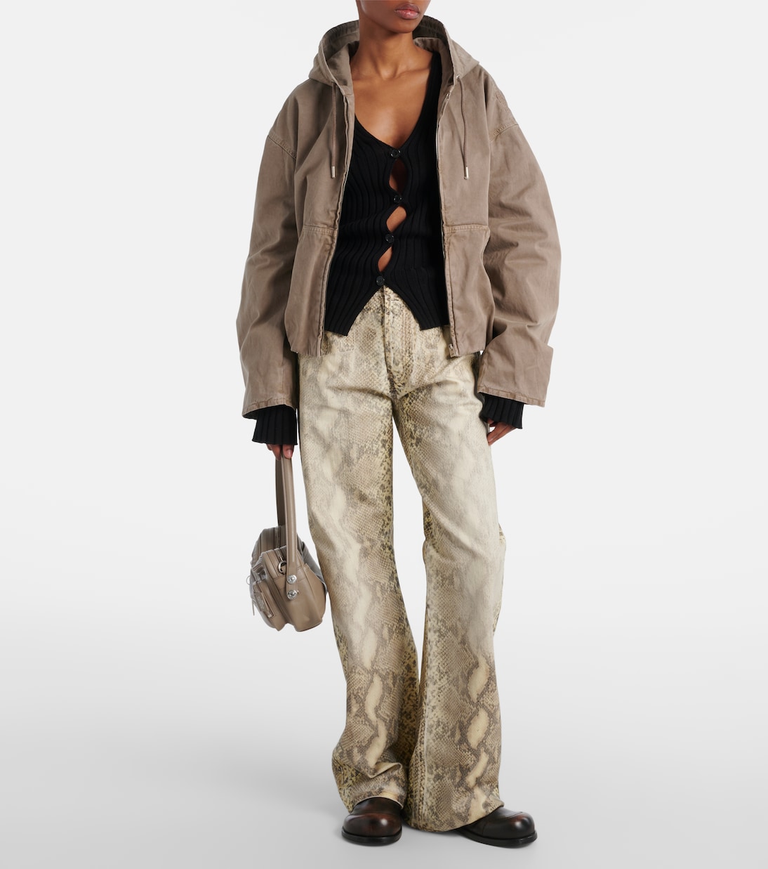 Kapuzenjacke Olido aus Denim | Acne Studios