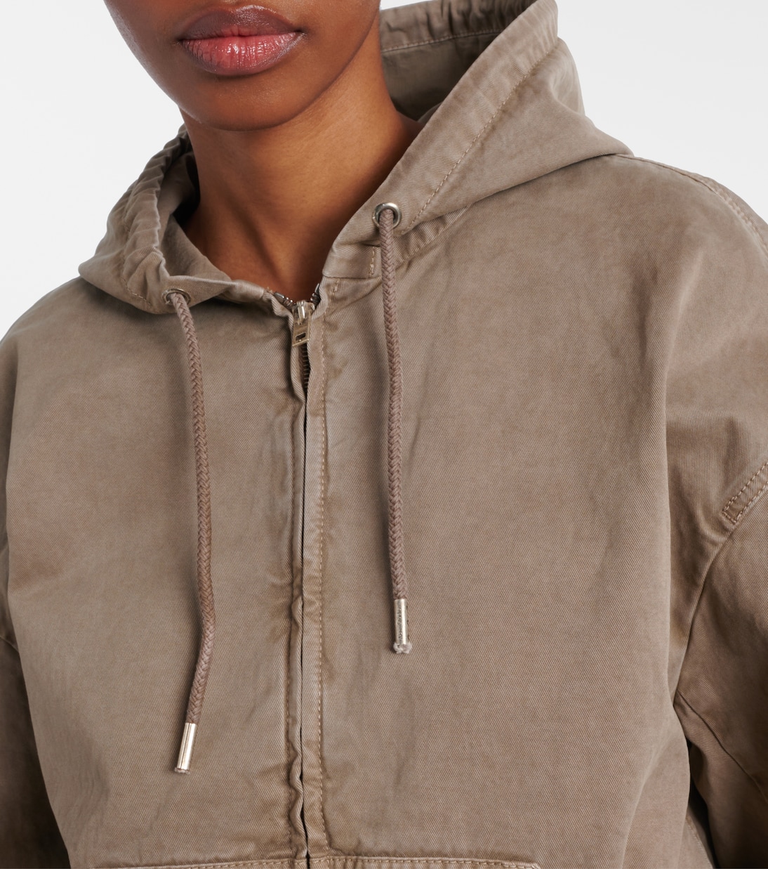 Kapuzenjacke Olido aus Denim | Acne Studios
