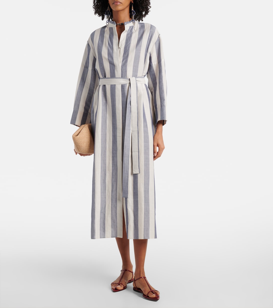 Abito midi Rima in ramia e cotone a righe | 'S Max Mara