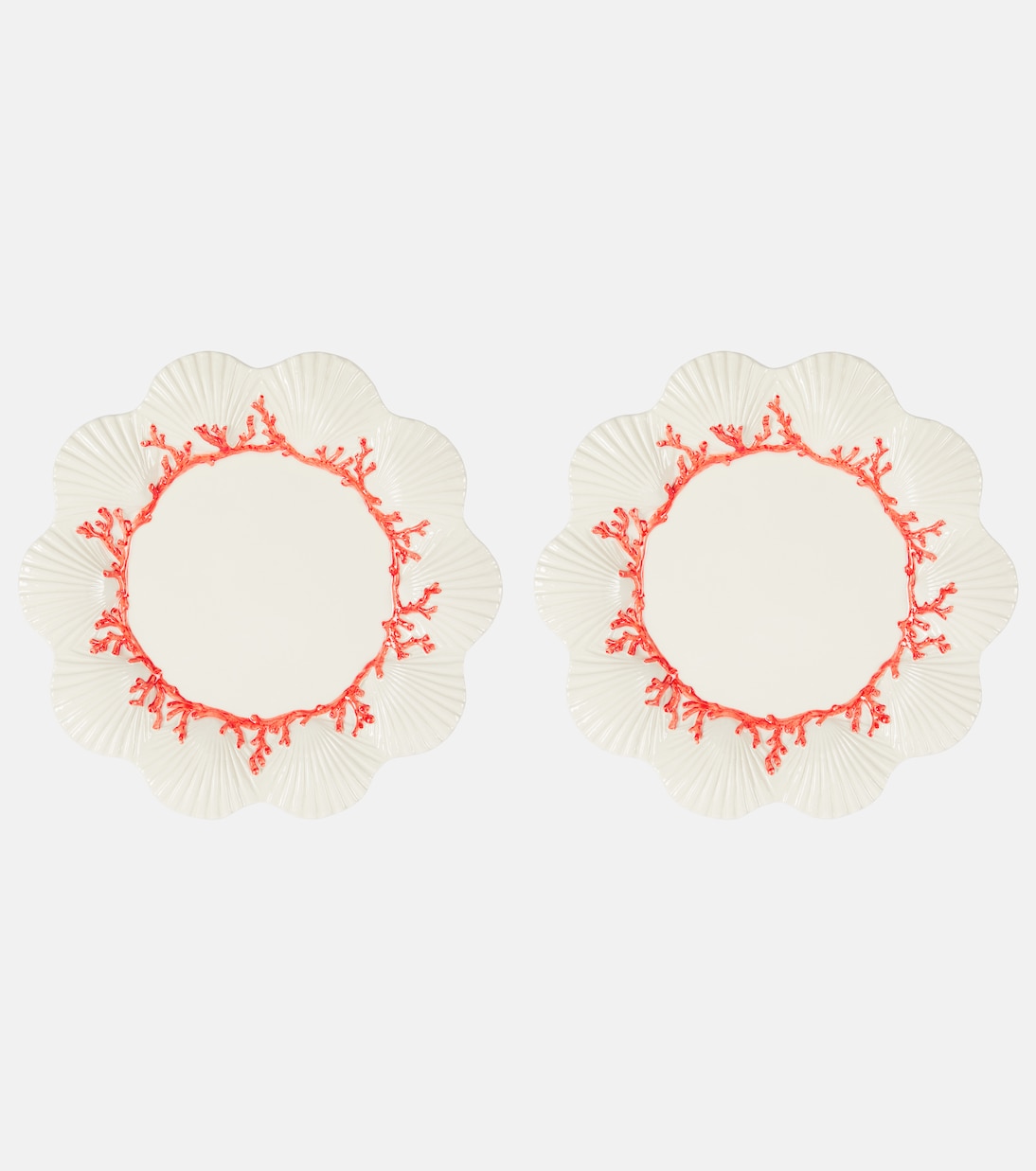 Set Saint Jacques aus zwei Speisetellern | Les-Ottomans