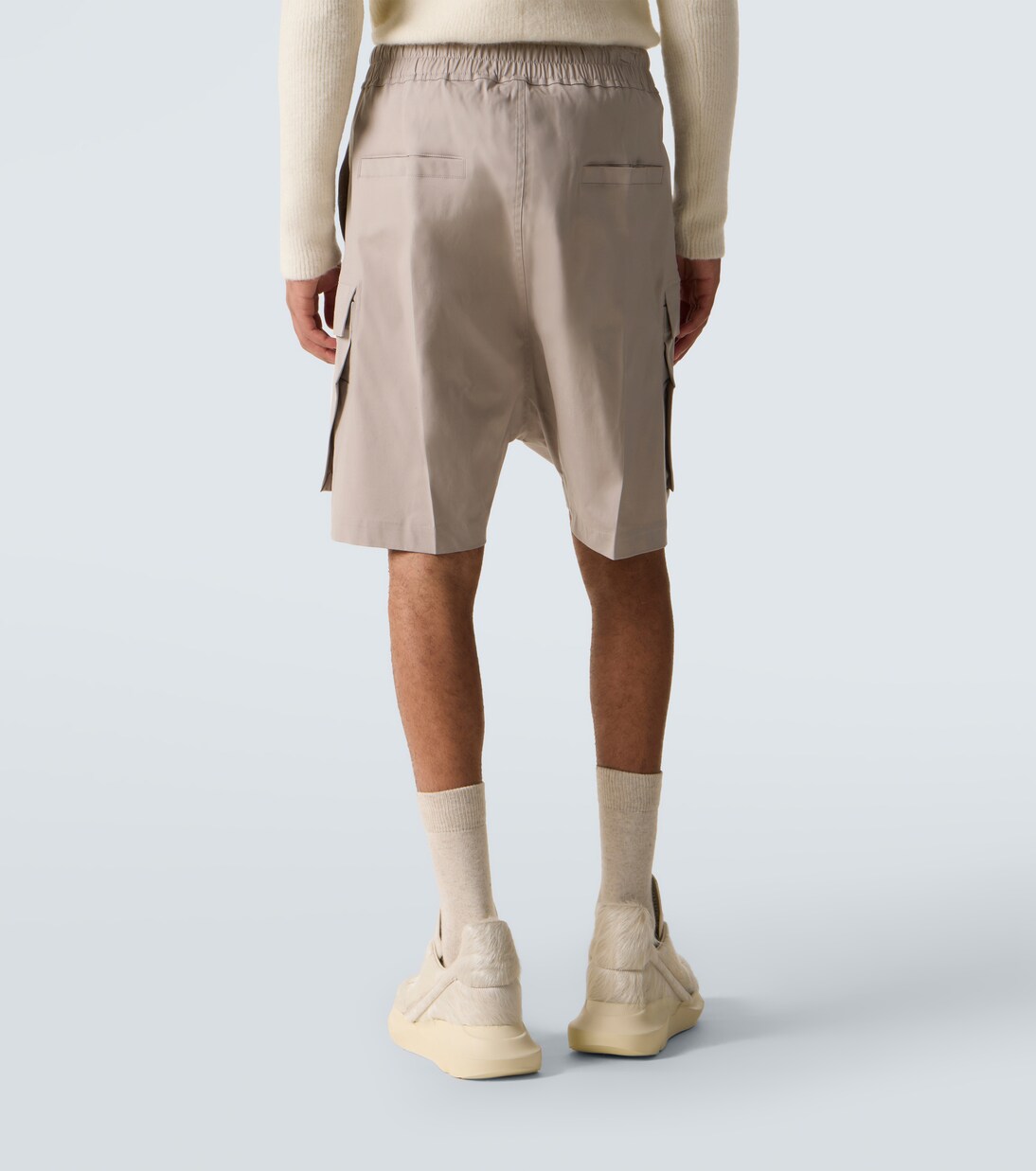 Shorts cargo Cargobela en mezcla de algodón | Rick Owens