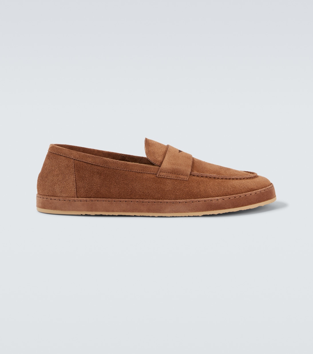 Loafers aus Veloursleder | Brunello Cucinelli