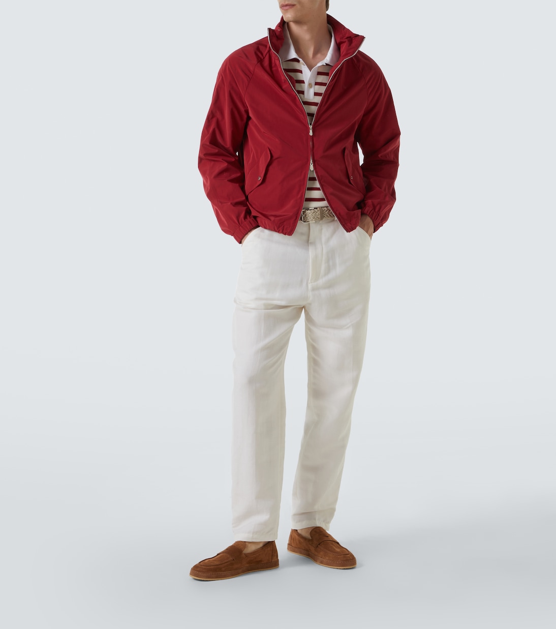 Loafers aus Veloursleder | Brunello Cucinelli
