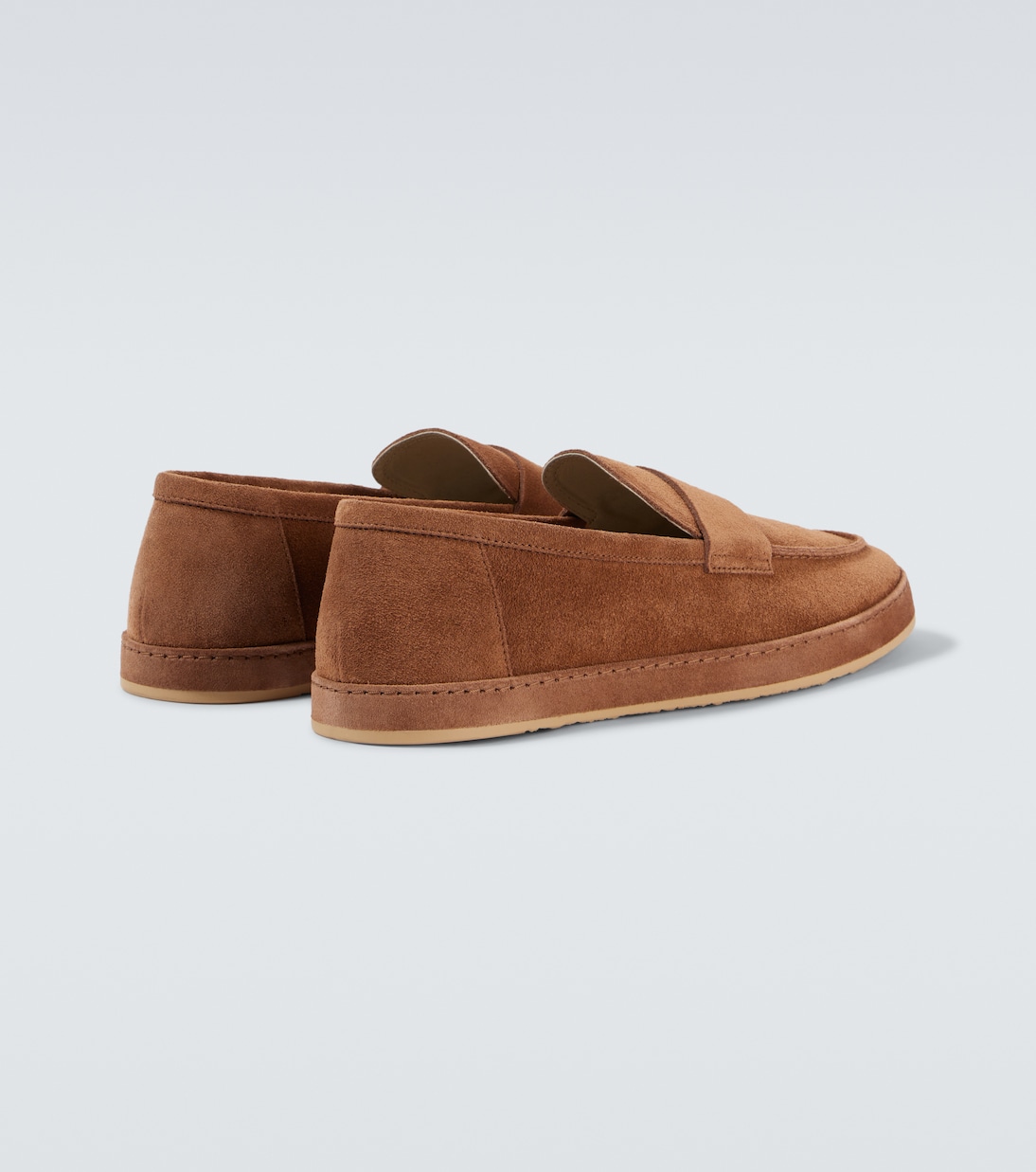 Loafers aus Veloursleder | Brunello Cucinelli