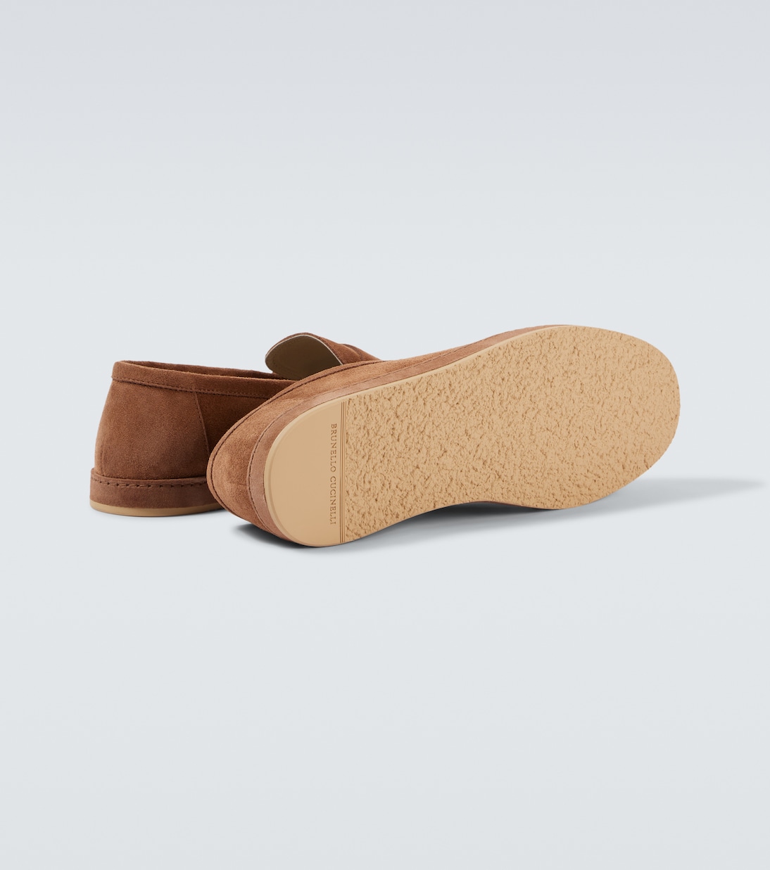 Loafers aus Veloursleder | Brunello Cucinelli