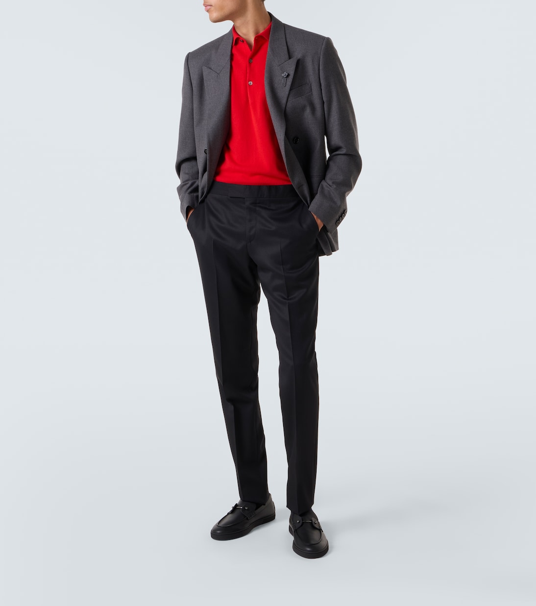 Chambeliboat leather slip-on shoes | Christian Louboutin