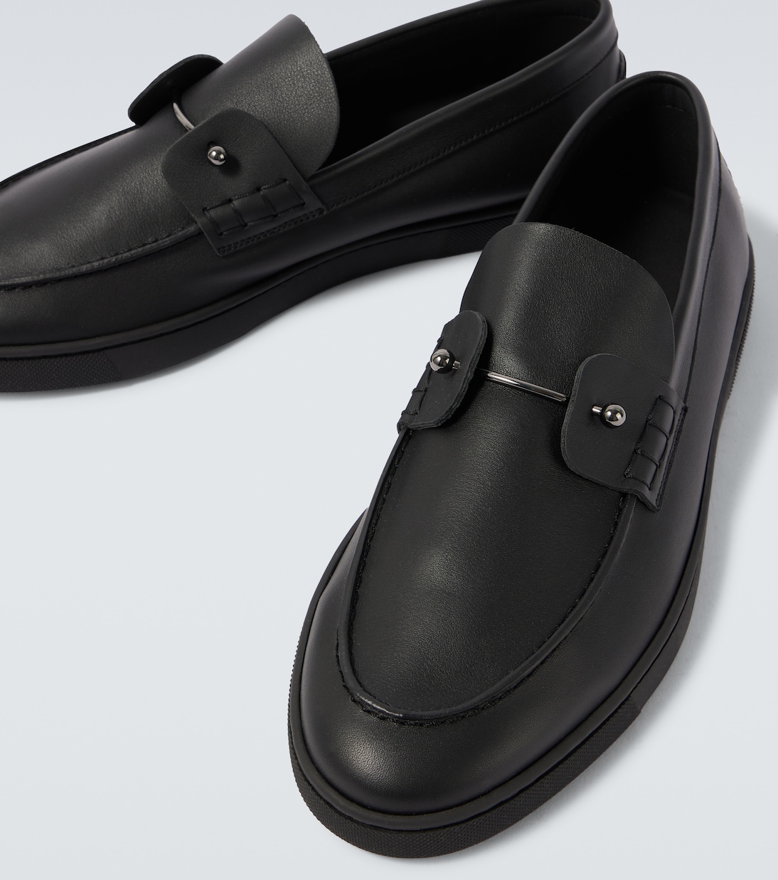 Chambeliboat leather slip-on shoes | Christian Louboutin