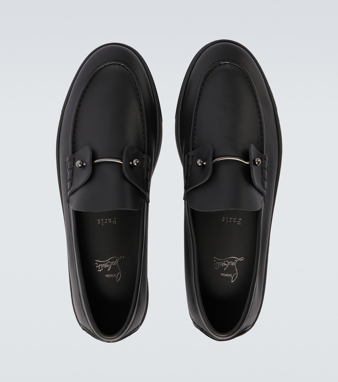 Chambeliboat leather slip-on shoes | Christian Louboutin