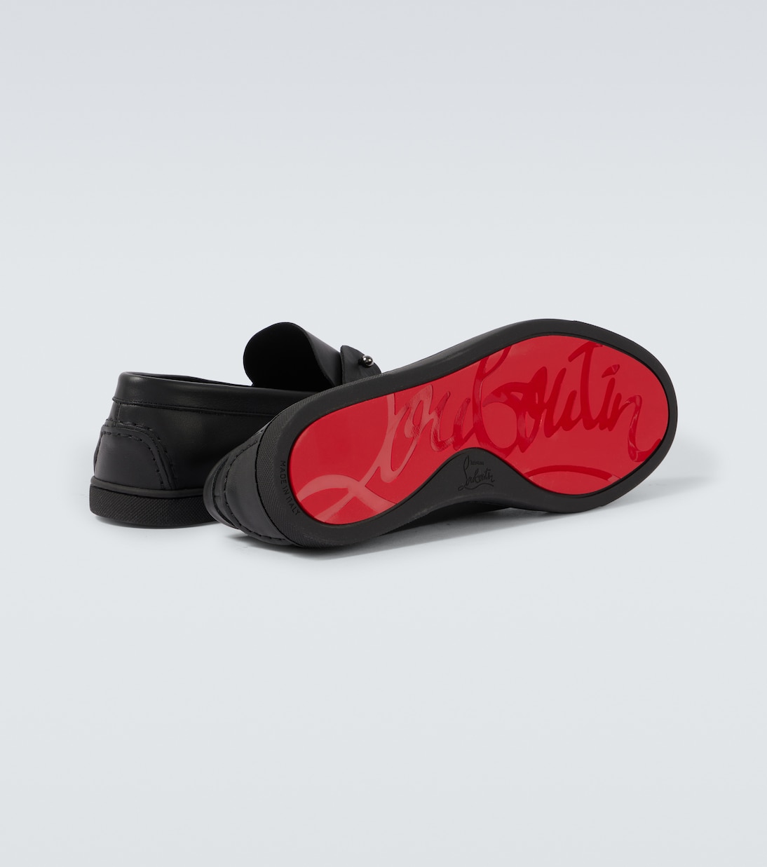 Chambeliboat leather slip-on shoes | Christian Louboutin