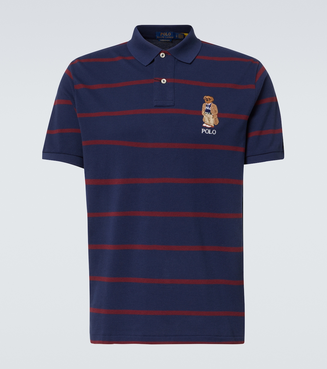 Polo Bear striped cotton polo shirt | Polo Ralph Lauren