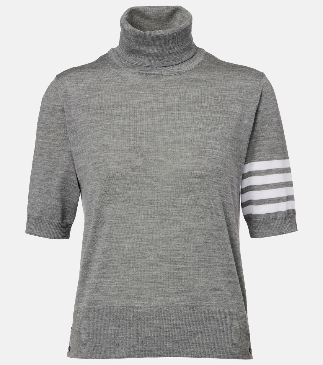 4-Bar wool turtleneck sweater  | Thom Browne