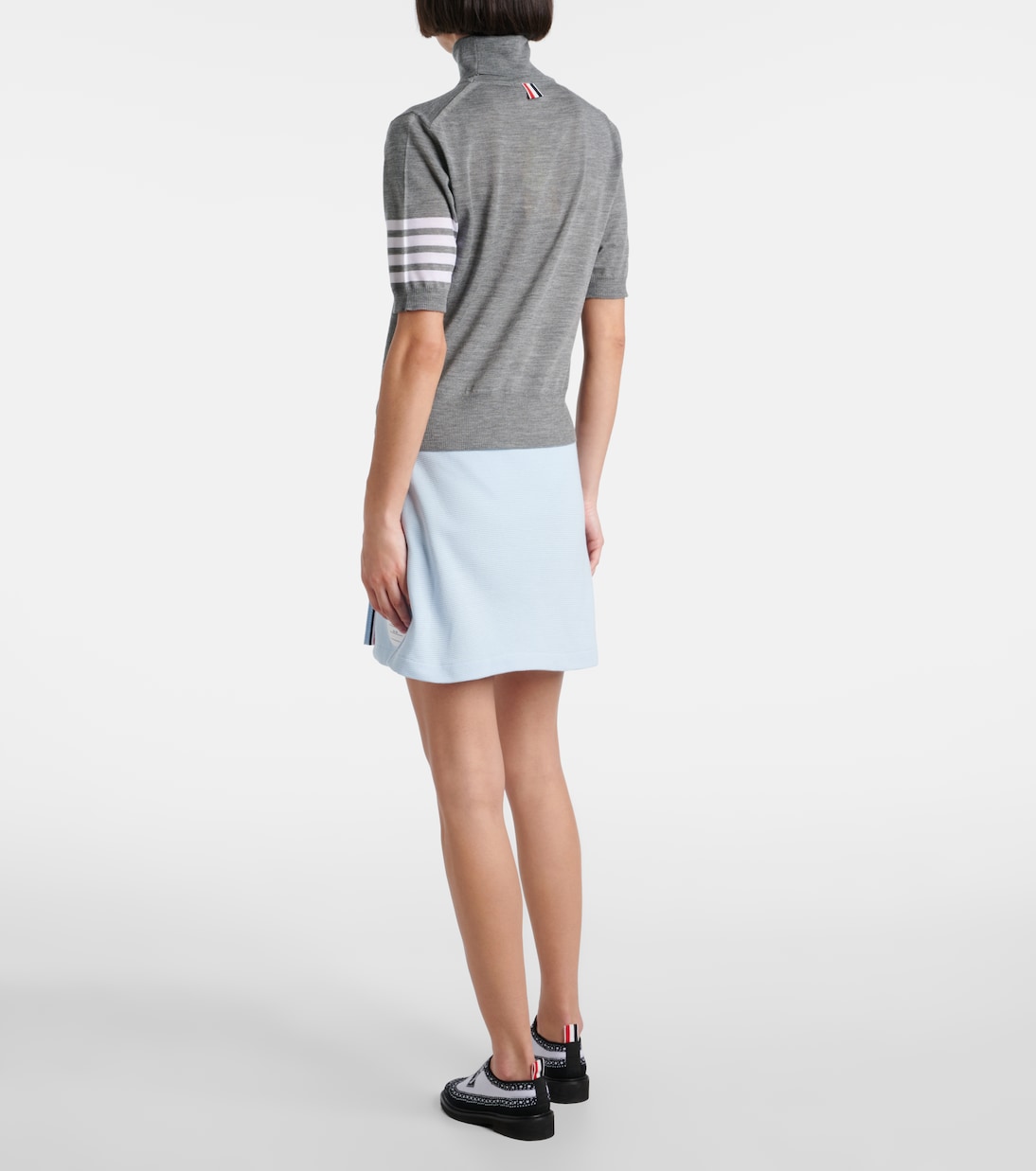 4-Bar wool turtleneck sweater  | Thom Browne