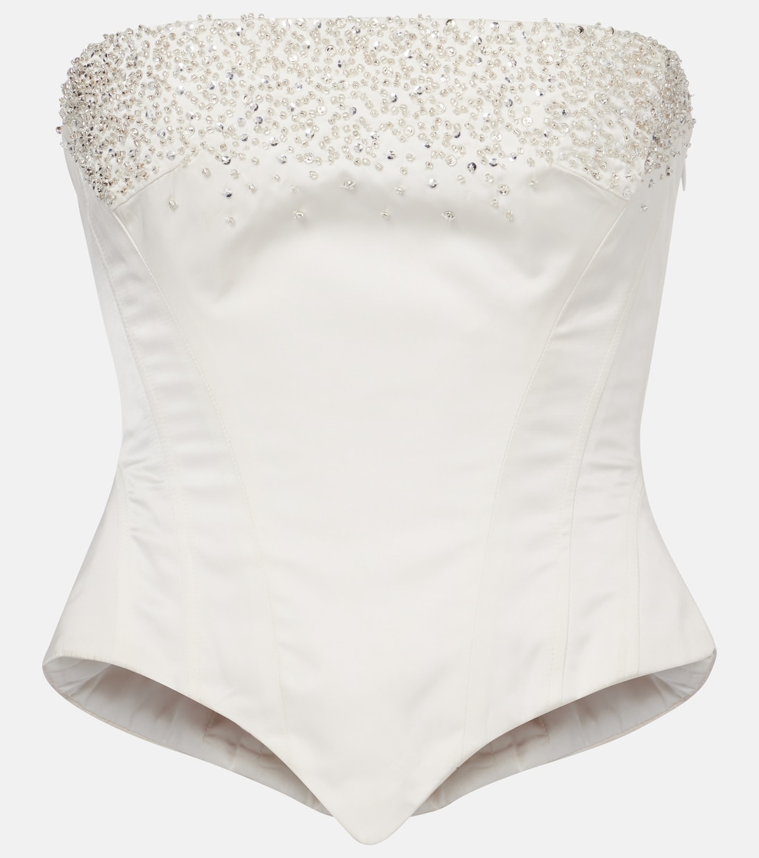 Top bustier Evie à perles fantaisie | Clio Peppiatt