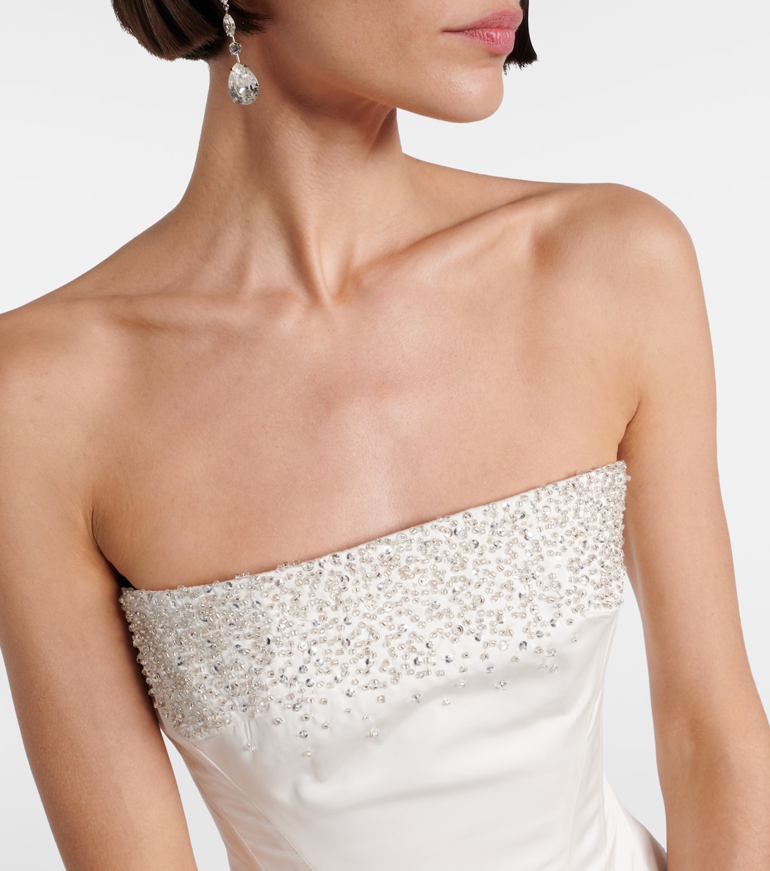 Top bustier Evie à perles fantaisie | Clio Peppiatt