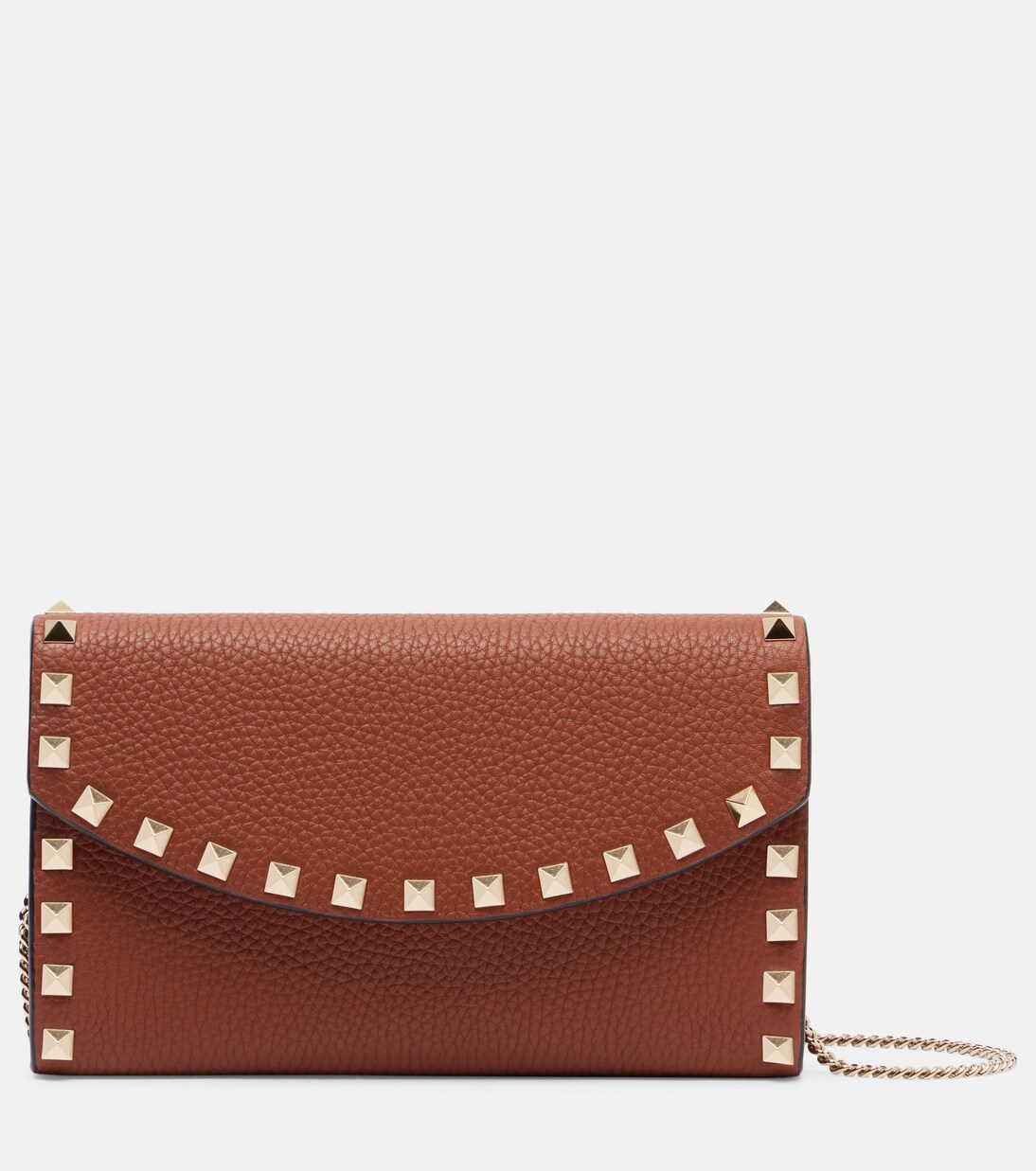 Rockstud leather wallet on chain | Valentino Garavani