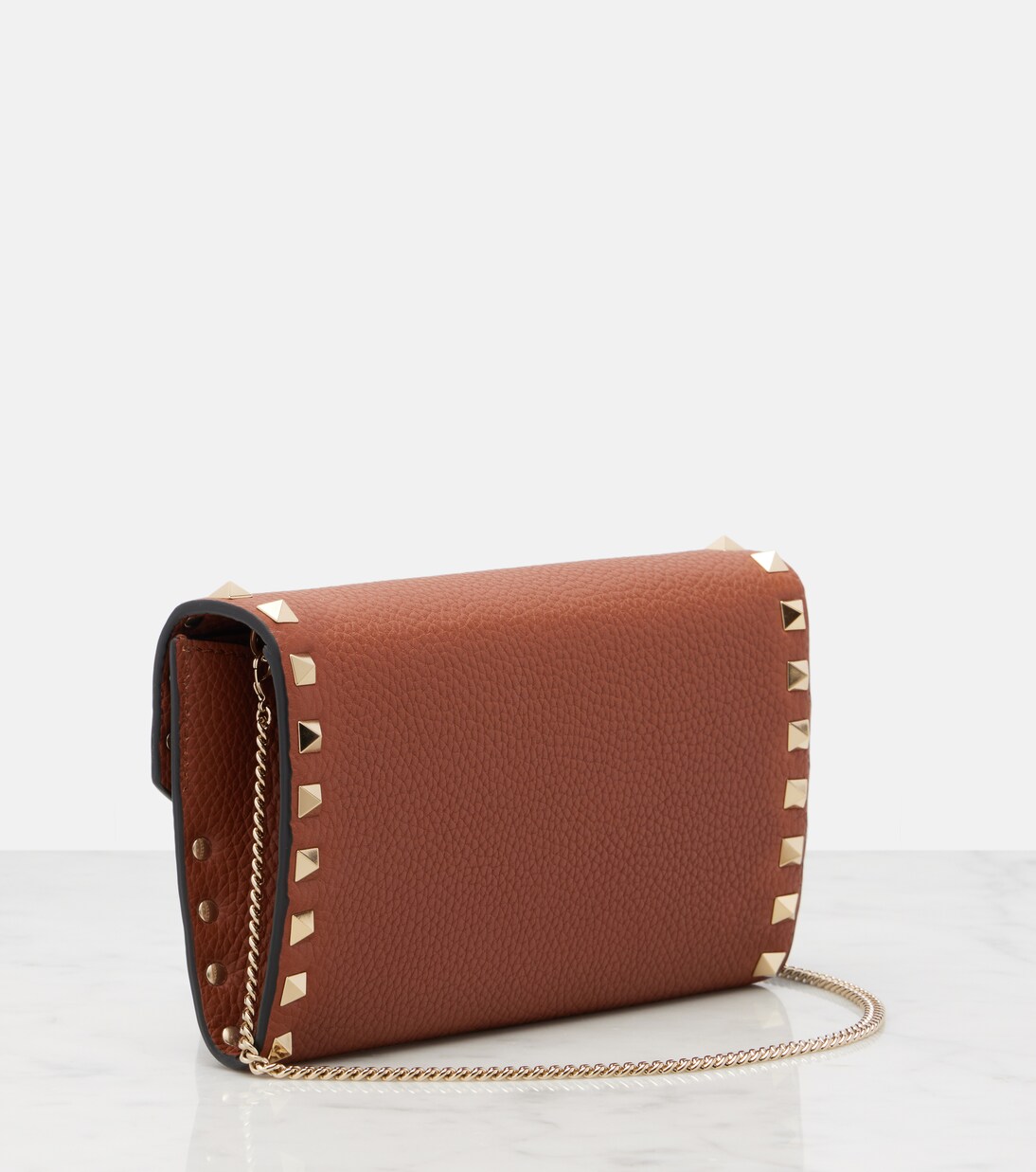 Rockstud leather wallet on chain | Valentino Garavani