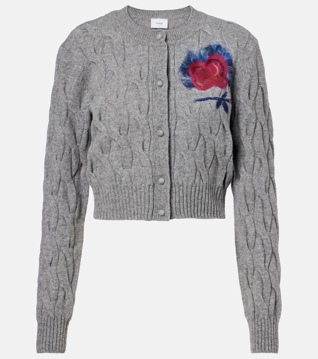 Cardigan en laine mélangée | Erdem