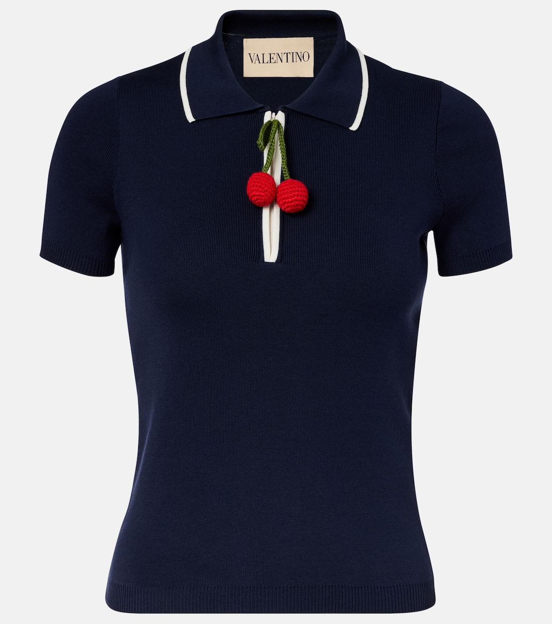 Polo Cherryfic de algodón | Valentino