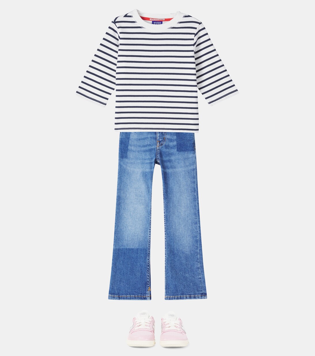 Striped cotton jersey T-shirt | Scotch & Soda Kids