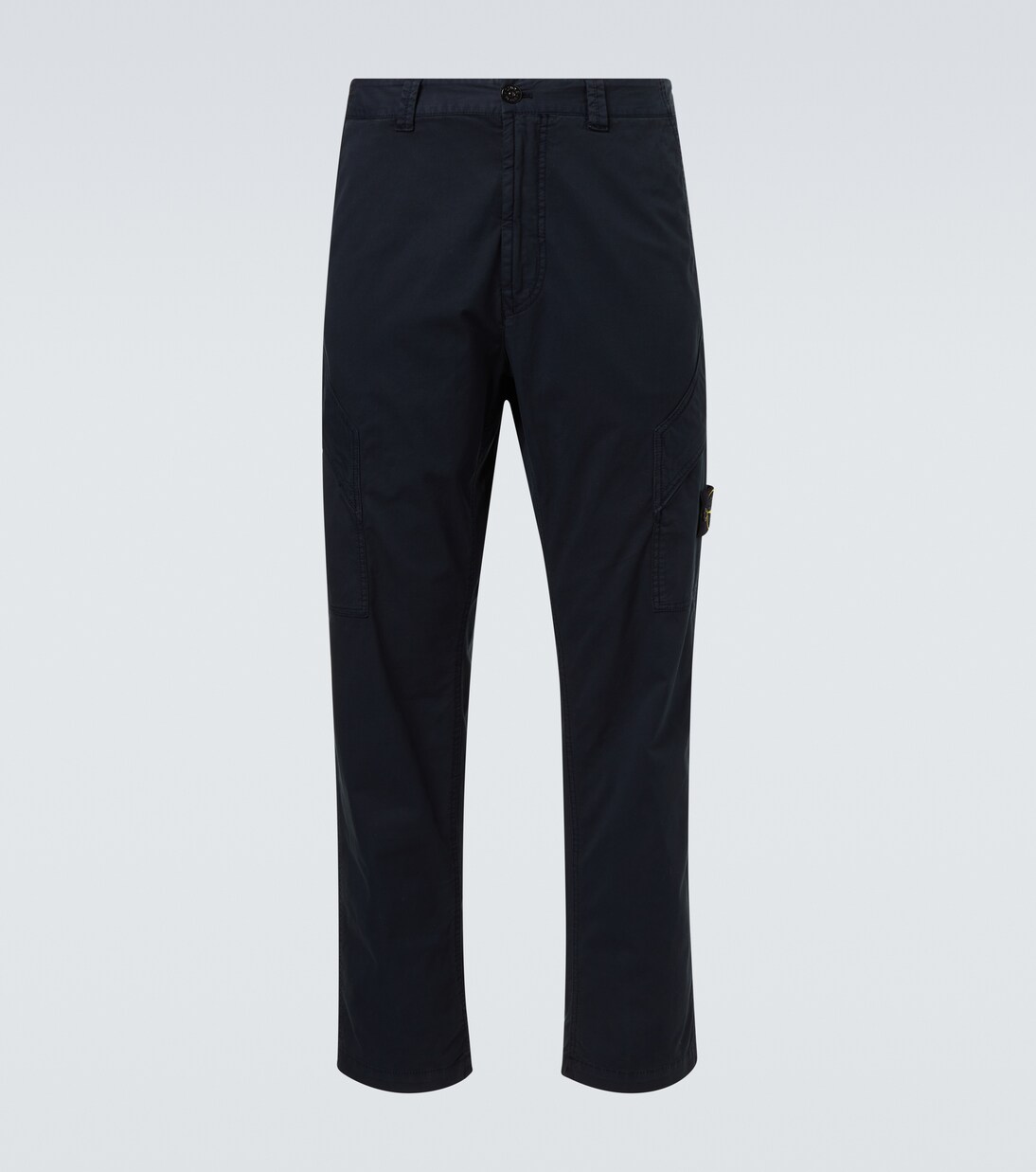 Pantalones cargo de sarga en mezcla de algodón | Stone Island