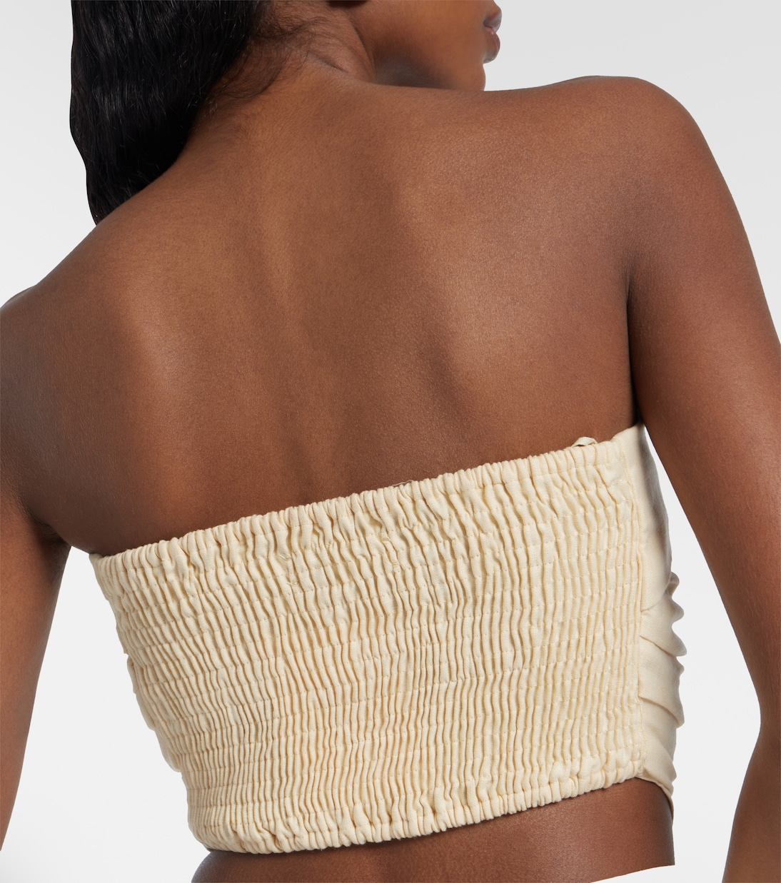 Antibes strapless linen top | Faithfull