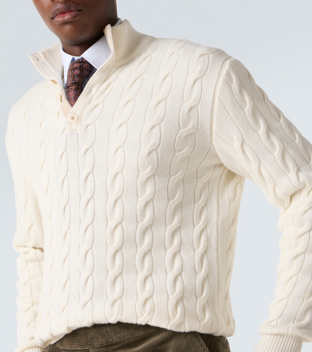 Cable-knit cashmere sweater | Ralph Lauren Purple Label