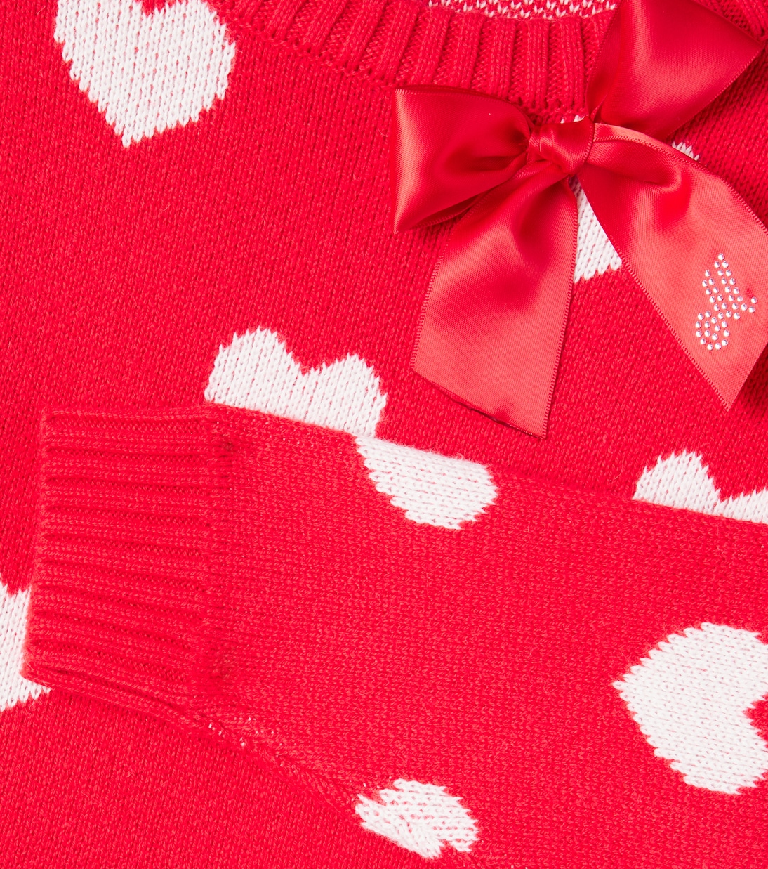 Pullover in cotone e lana con stampa | Monnalisa