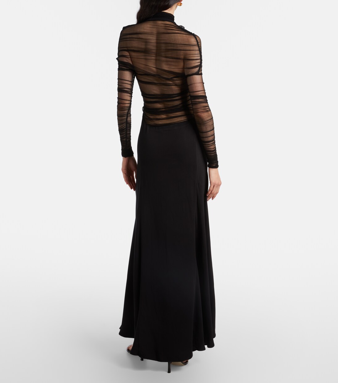 Uma semi-sheer maxi dress | Christopher Esber