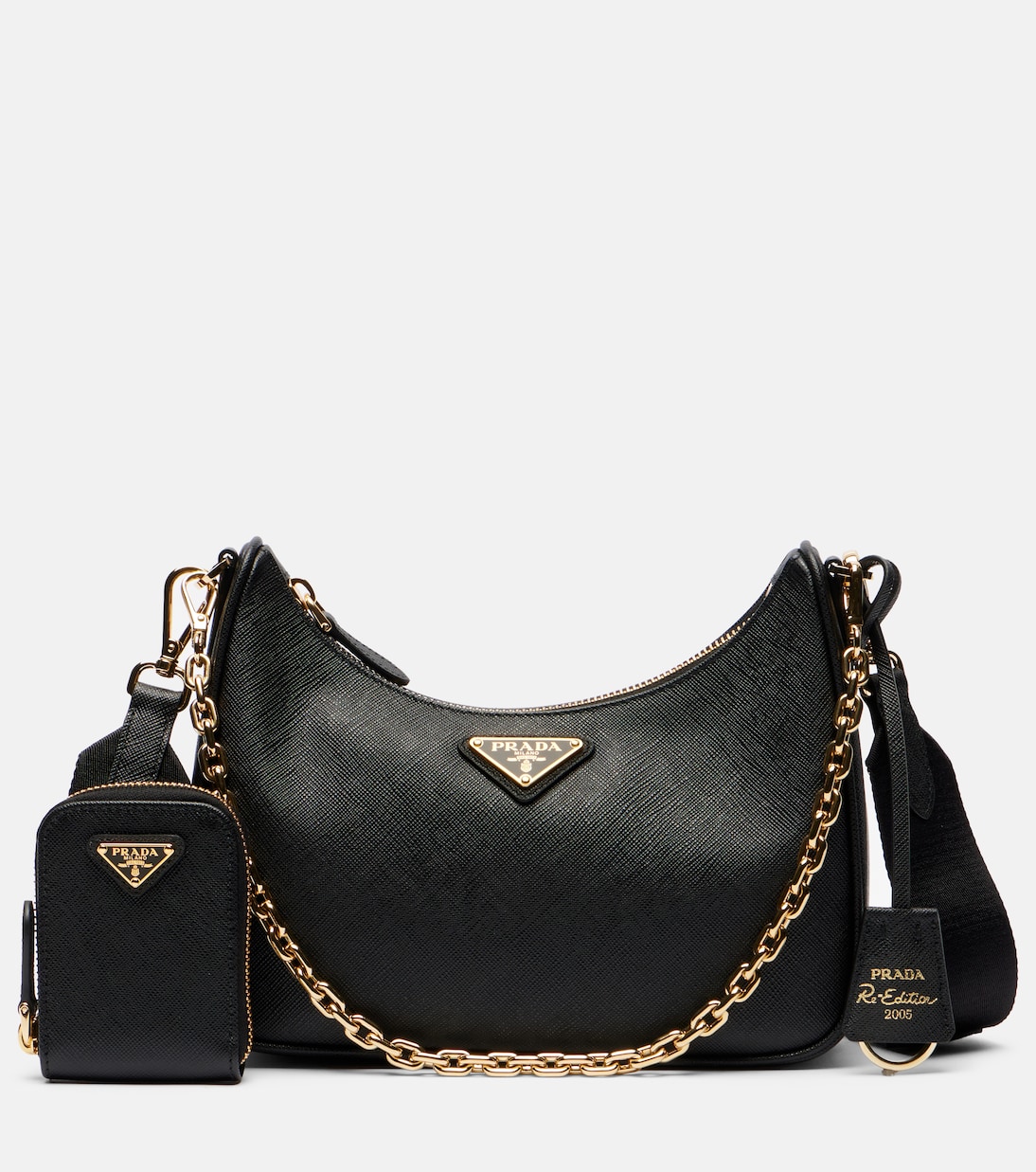 Schultertasche Re-Edition 2005 aus Leder | Prada