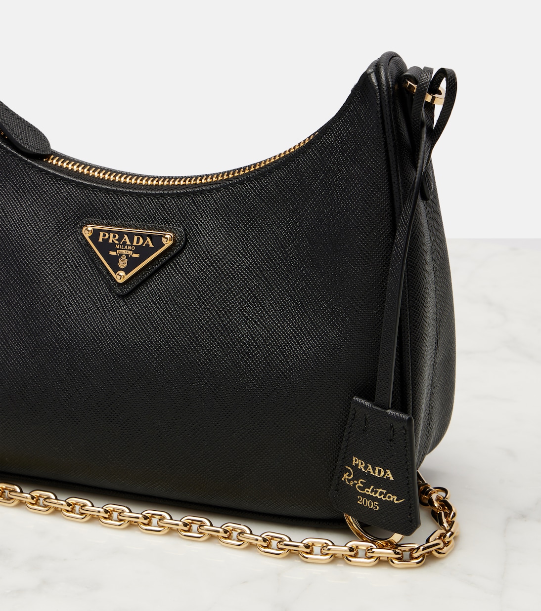 Schultertasche Re-Edition 2005 aus Leder | Prada