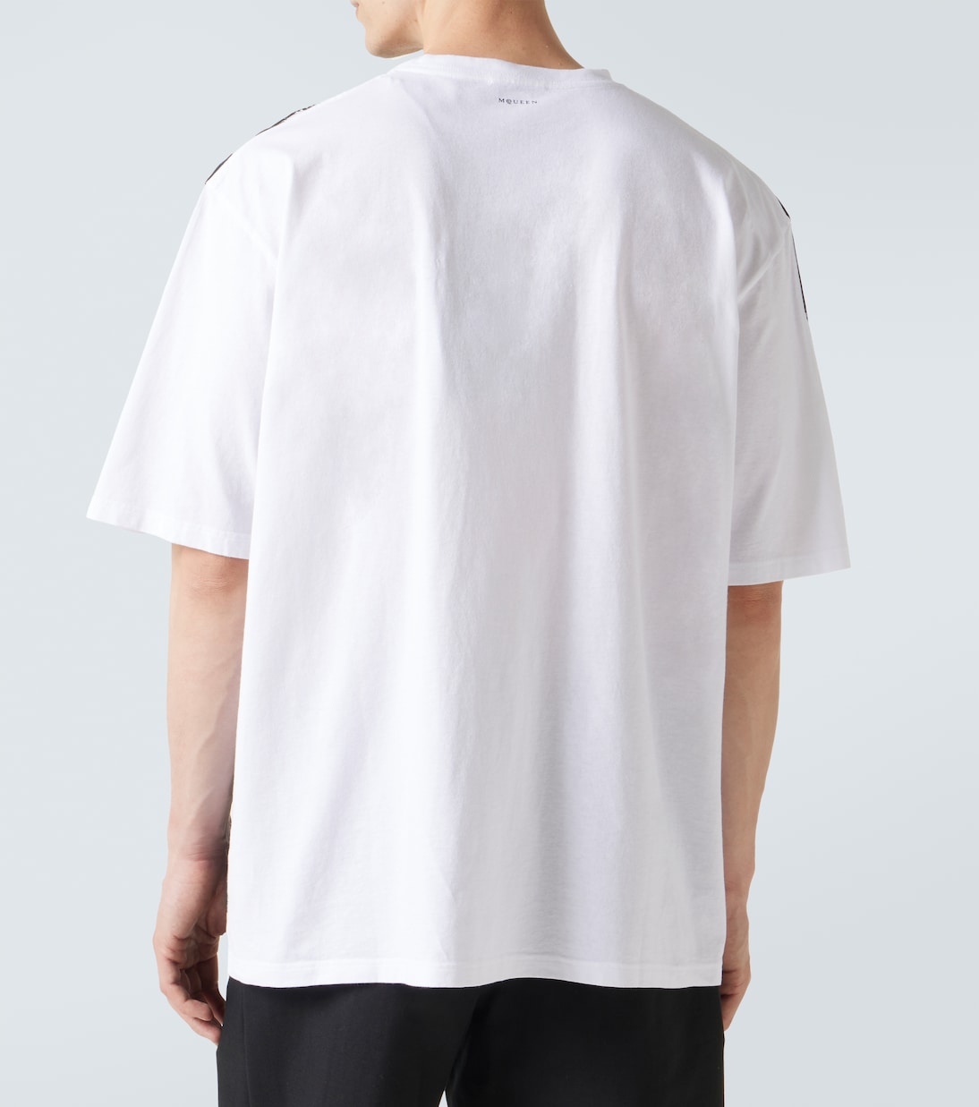 Bedrucktes T-Shirt Skull aus Baumwoll-Jersey | McQueen